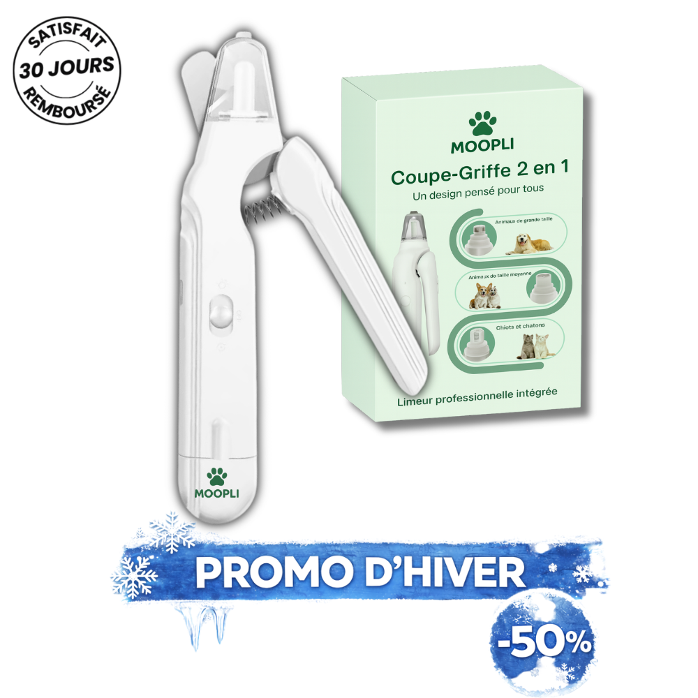 Coupe-griffe 2-en-1 MOOPLI®